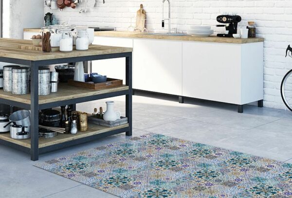 Cocinas con encanto y alfombras de vinilo  Hidraulik ı Alfombras vinílicas  hidráulicas ı Design and clean spaces