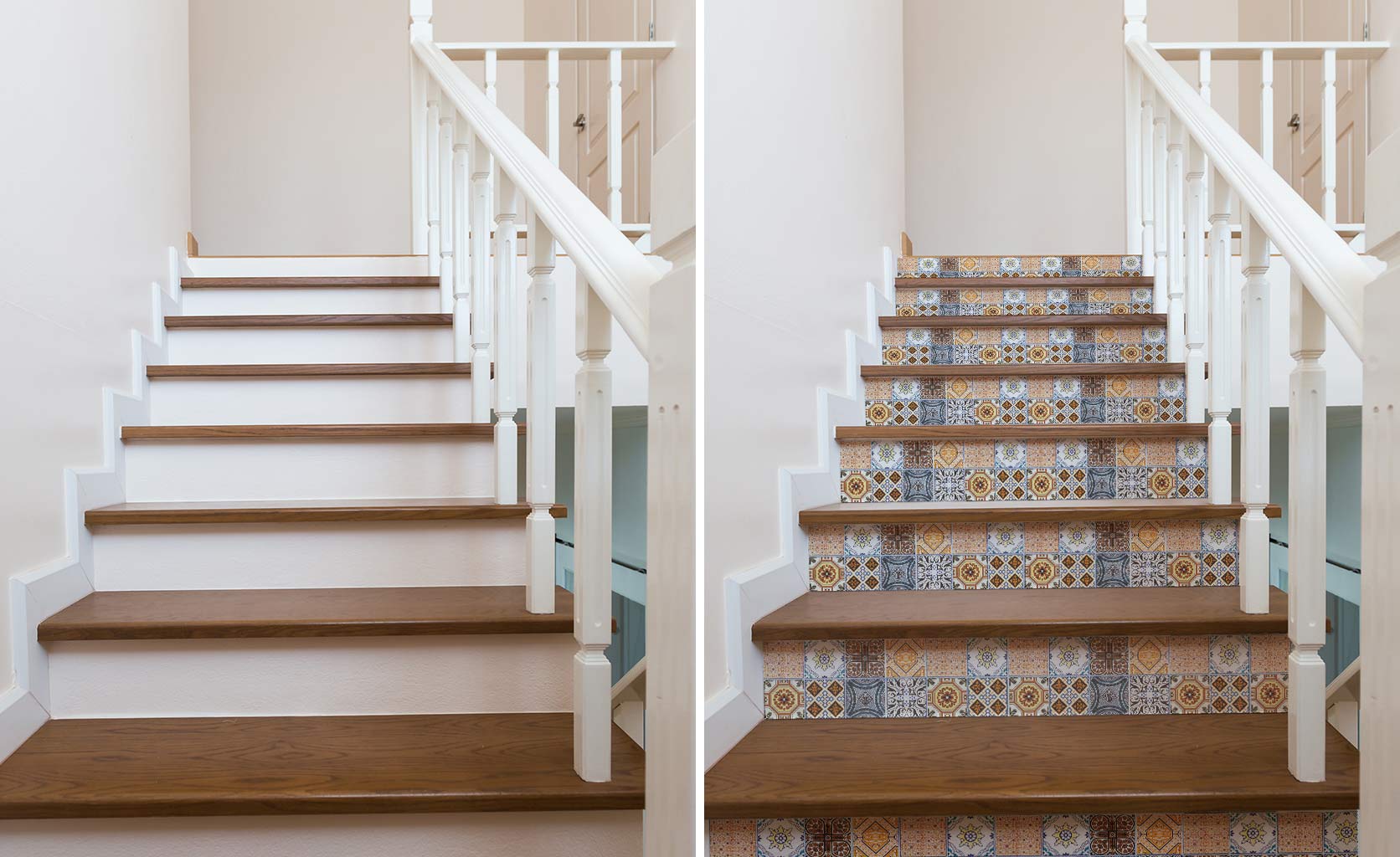 Consigue escaleras nuevas con los vinilos decorativos