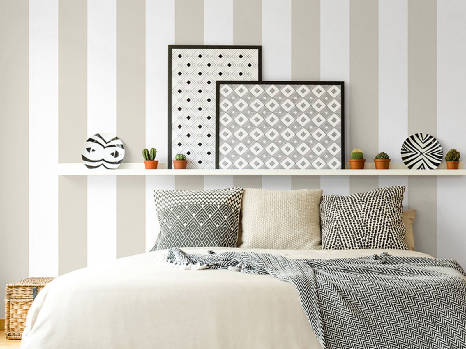 Dormitorios con papel pintado. ¡Una opción con mucho estilo para tus  paredes!