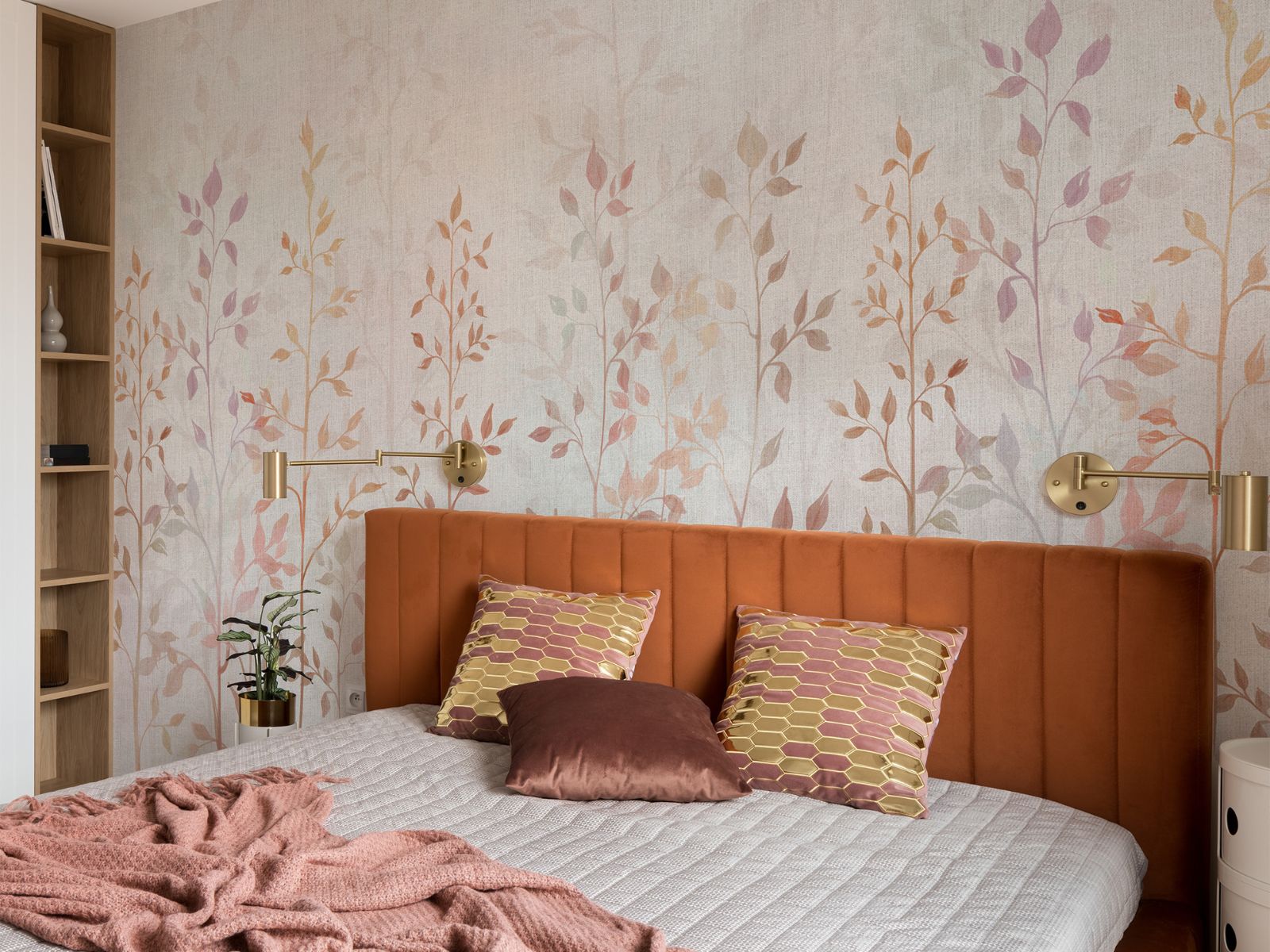Dormitorios con papel pintado. ¡Una opción con mucho estilo para tus  paredes!